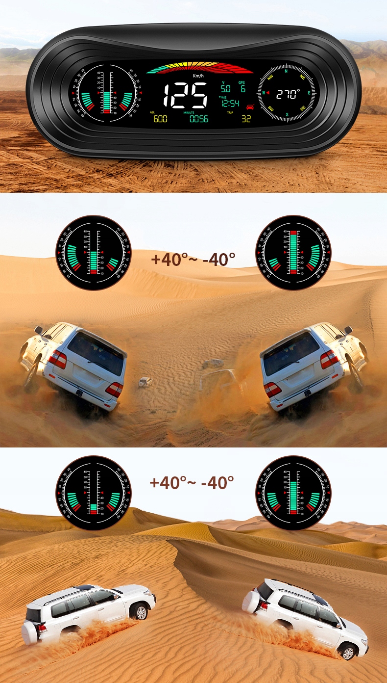 POCHYLOMIERZ PRZECHYLOMIERZ OFFROAD KOMPAS GPS 4x4 Manufacturer catalog number P18