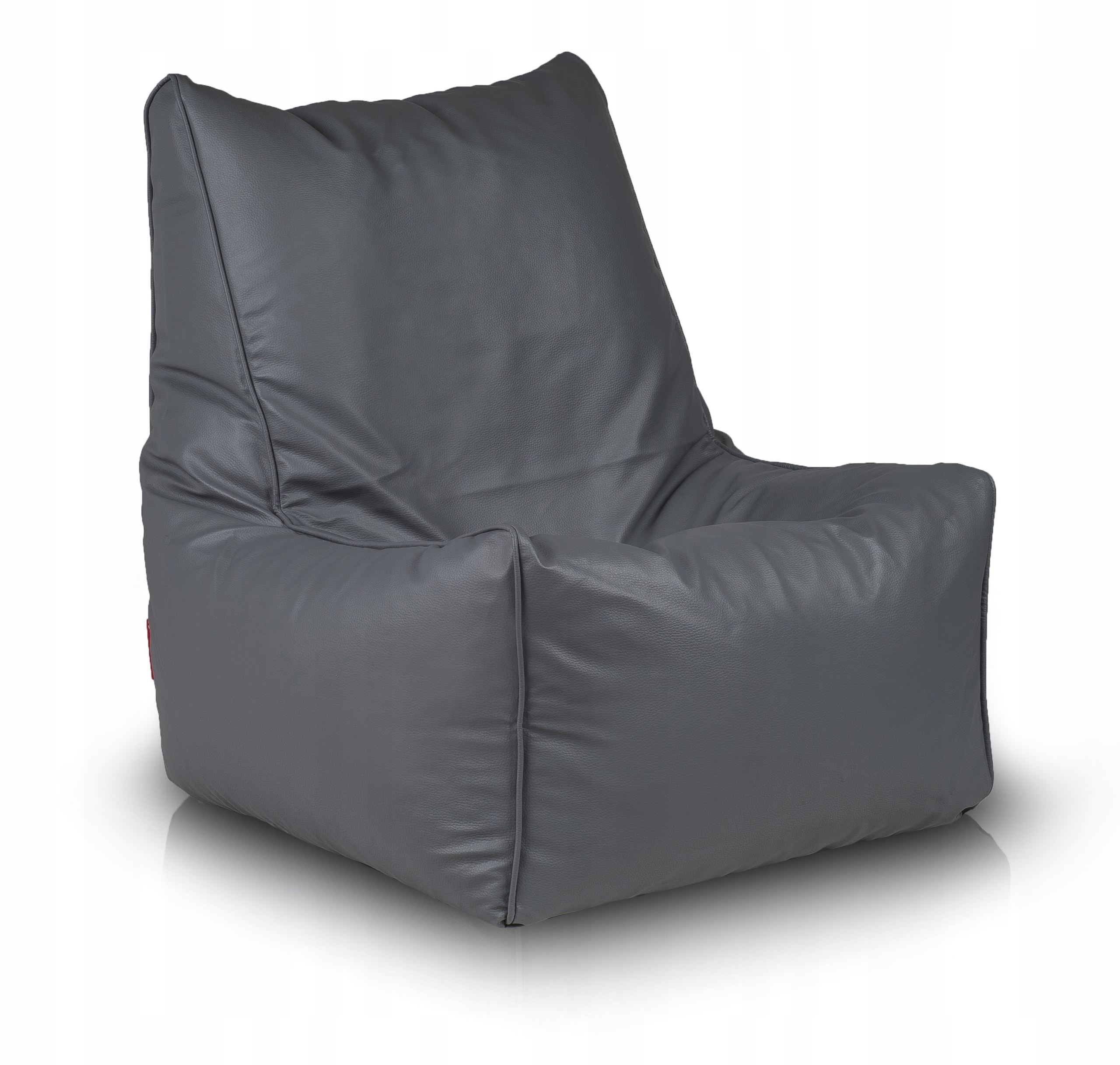 Wygodny Fotel Solid Ekoskóra Dolaro E15 popielaty