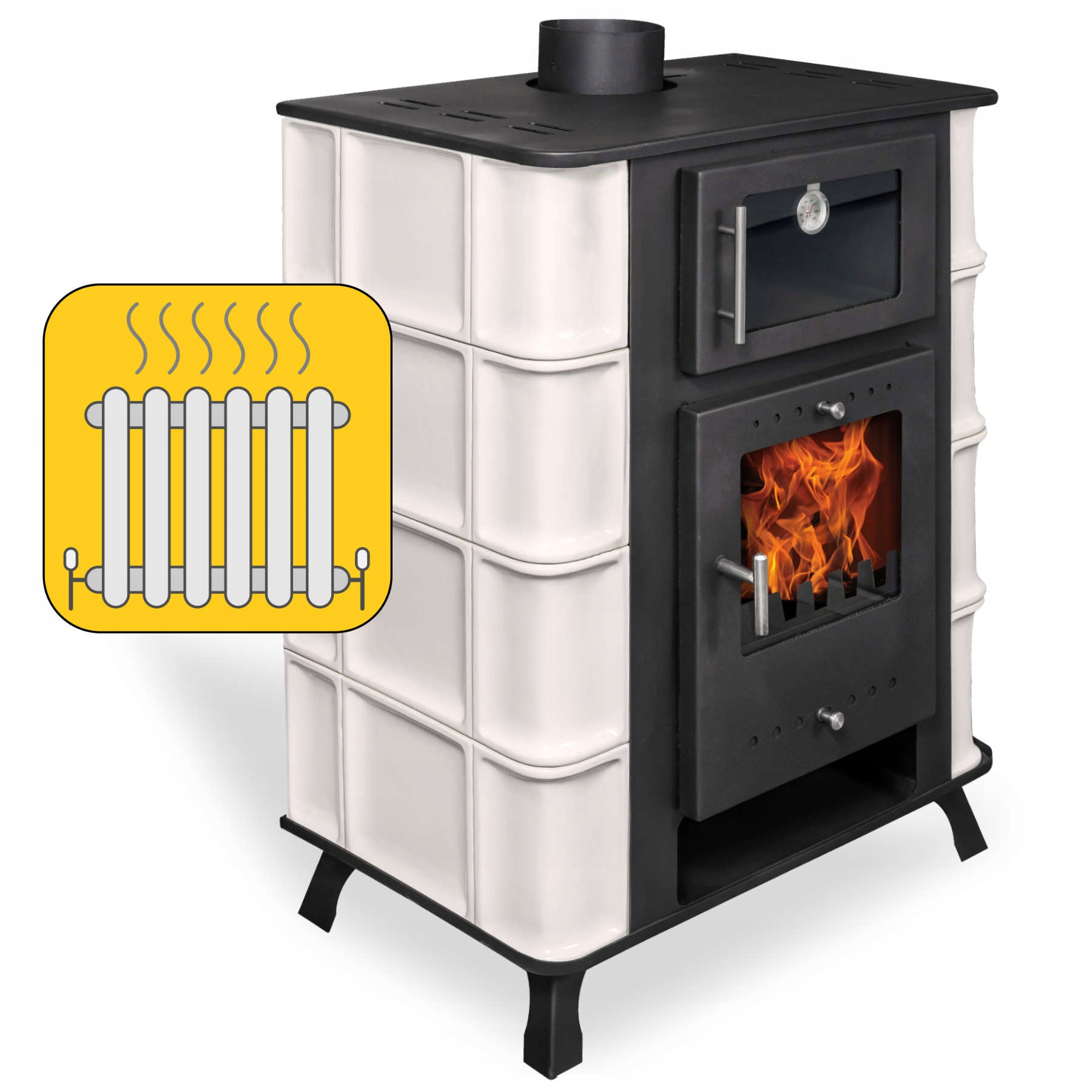 Piec kaflowy Komin-Expert 102 x 73 x 48 cm • Cena, Opinie • Piece