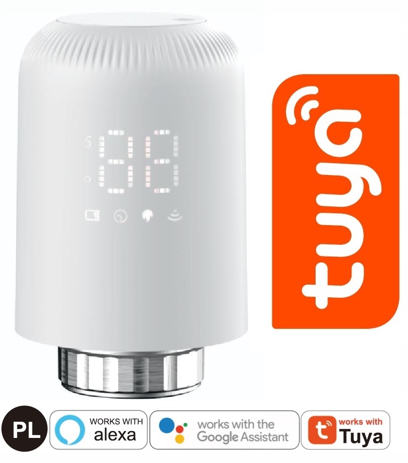 Inteligentní Termostatická Hlavice Pro Radiátor Smart Tuya M30X1,5