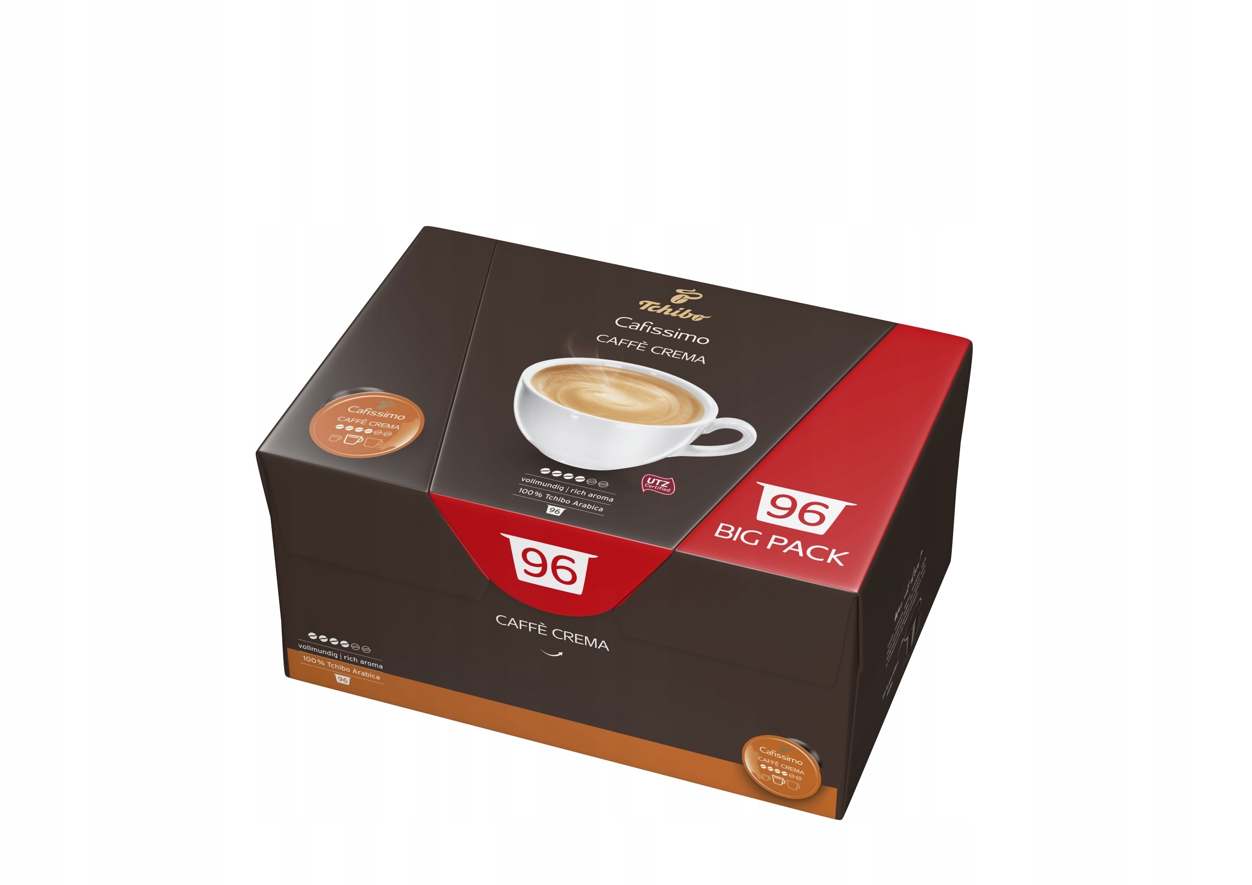 Kapsle Tchibo Caffe Crema Cafissimo 96 Kusů!