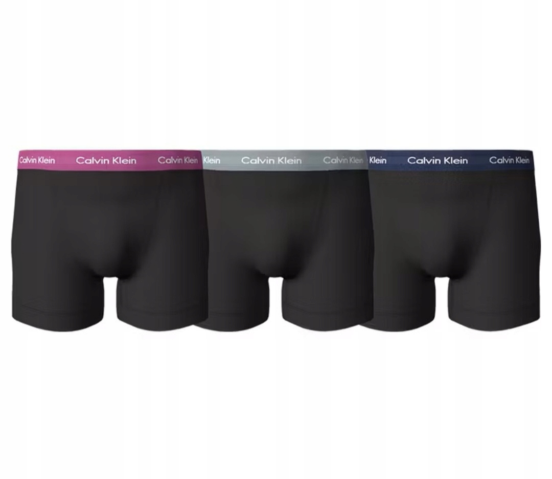 Calvin Klein Cotton Stretch bavlněné boxerky slipy 3 balení L