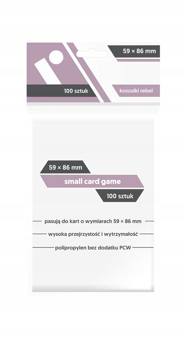 

Koszulki na karty Small Card Game (59x86 mm)