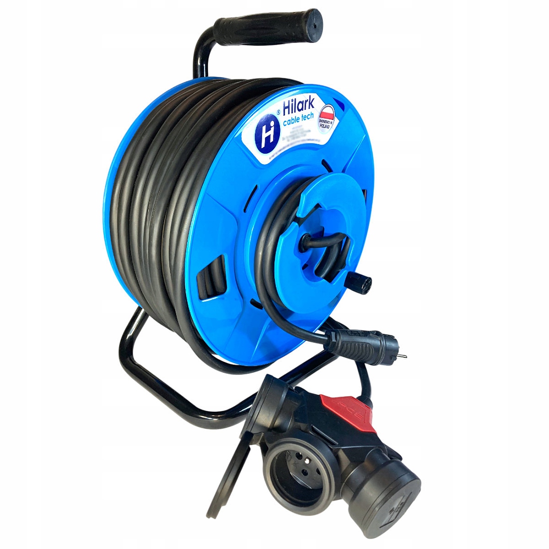 Predlžovací Kábel gumový Ow H05RR-F 40 m 3x2,5, obrátený bubon