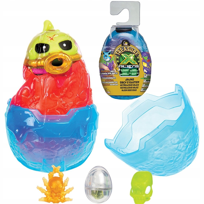 

Treasure X Aliens Egg Jajko Obcy Figurka Slime