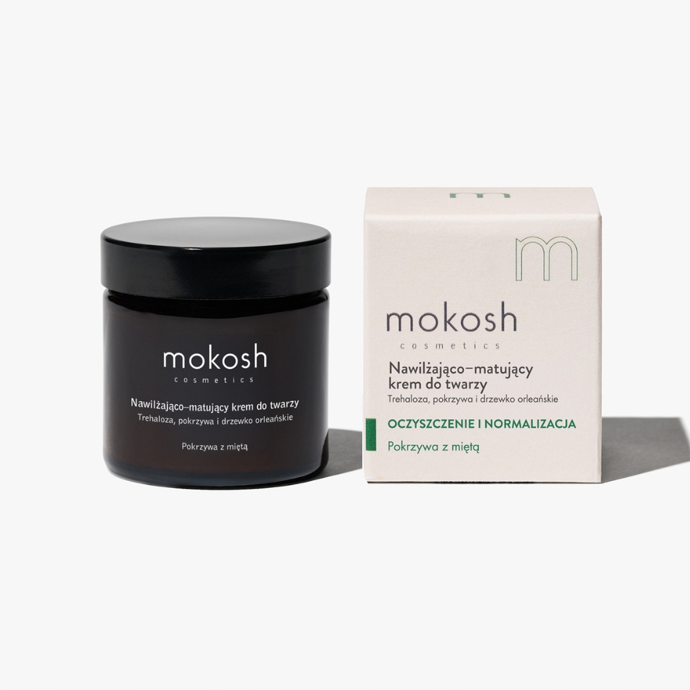 Mokosh Hydratační a matující krém na obličej Kopřiva s mátou 60 Ml 60 ml