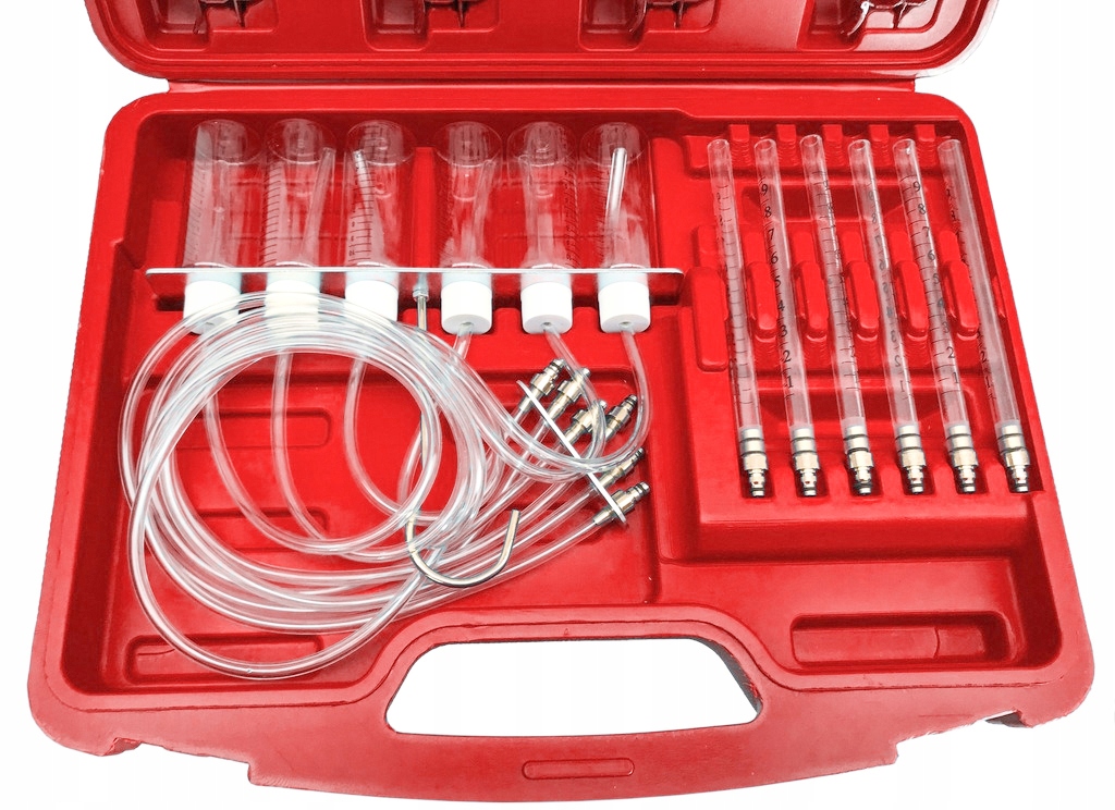 TESTER CIŚNIENIA PRZELEWOWY WTRYSKÓW WTRYSKU WTRYSKIWACZY COMMON RAIL Marka Verke