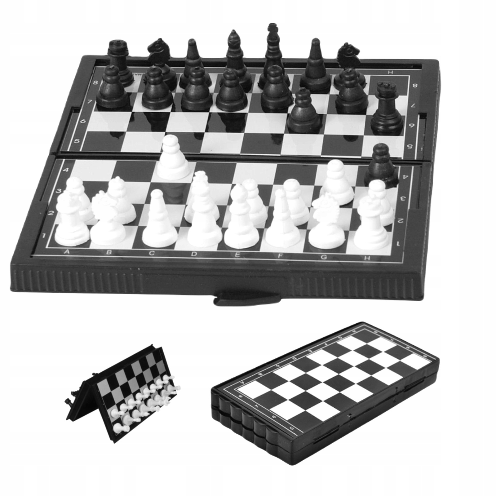 

Szachy klasyczne magnetyczne czarne 24X24