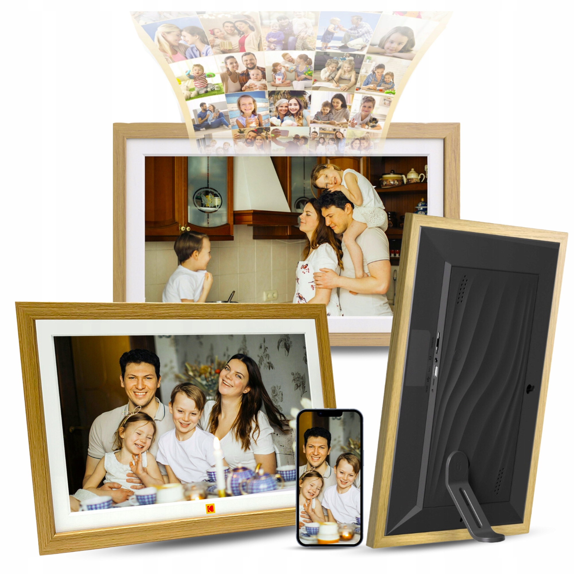 Kodak Digitální Fotorámeček rámeček Dotykový fotografie videa 15,6" RCF-1561W WiFi