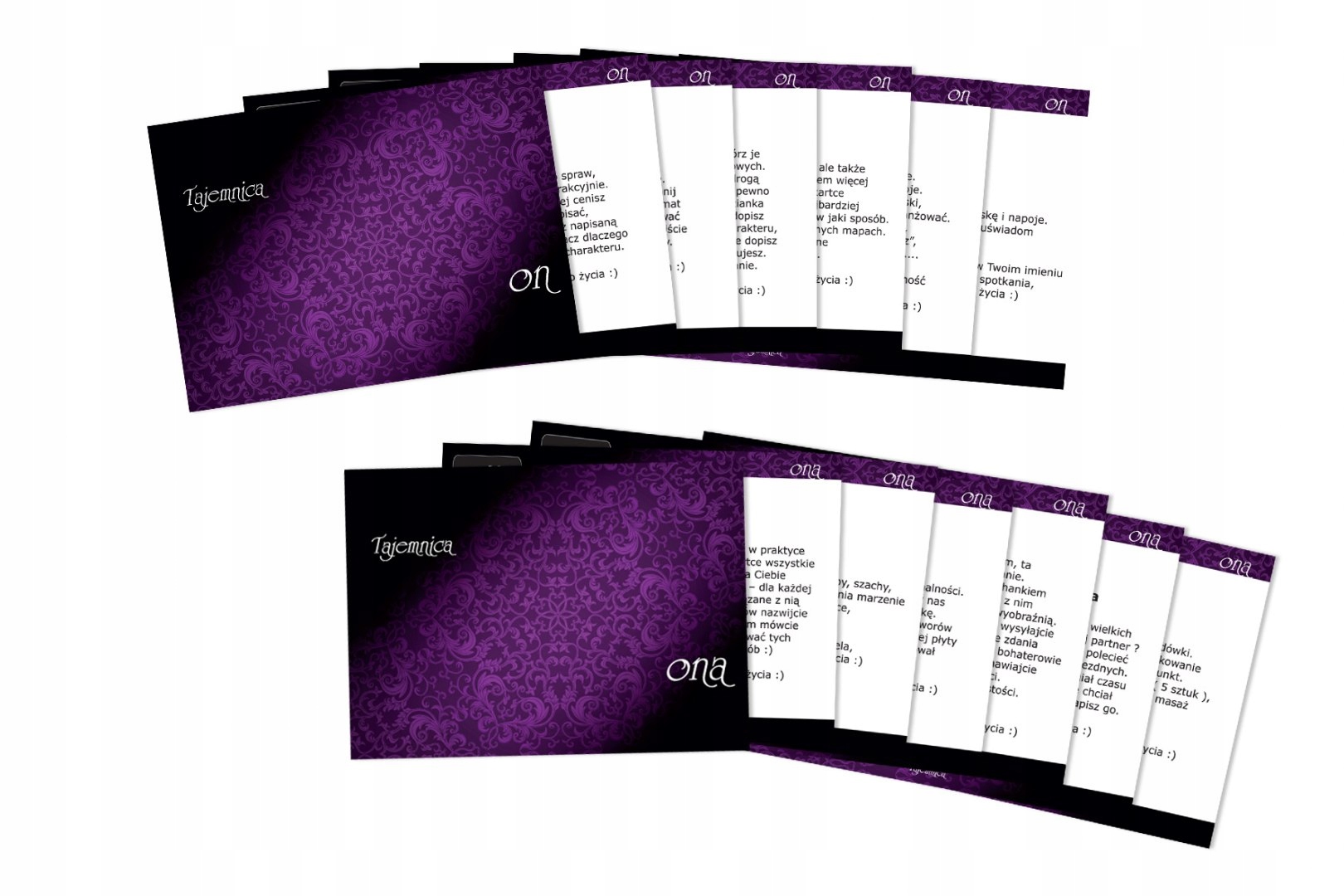 Polecenia karty erotyczne gra dla par tajemnica 2 Wydawca Razem