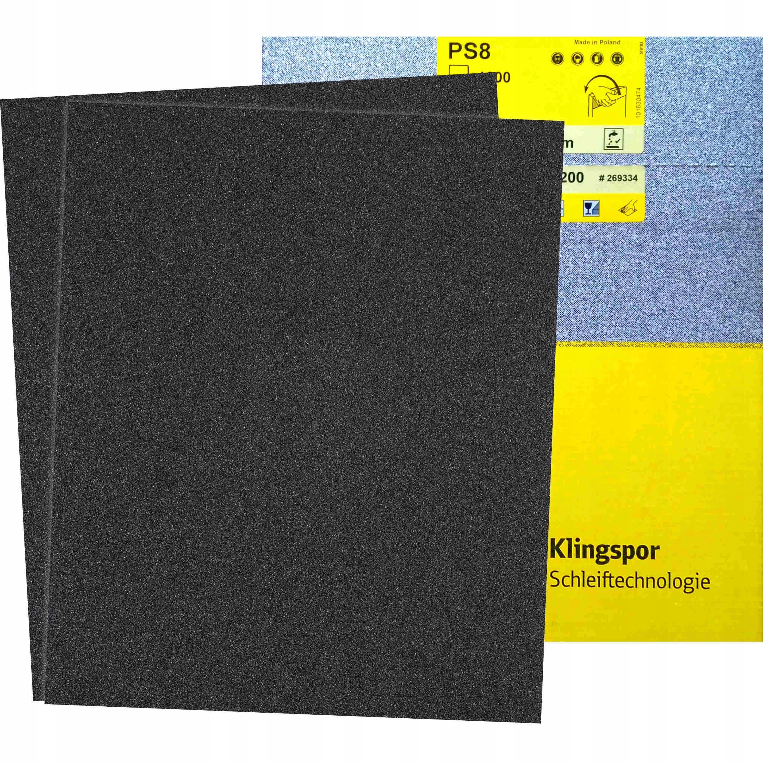 

Klingspor Papier Ścierny Wodny Arkusz P2000 5x
