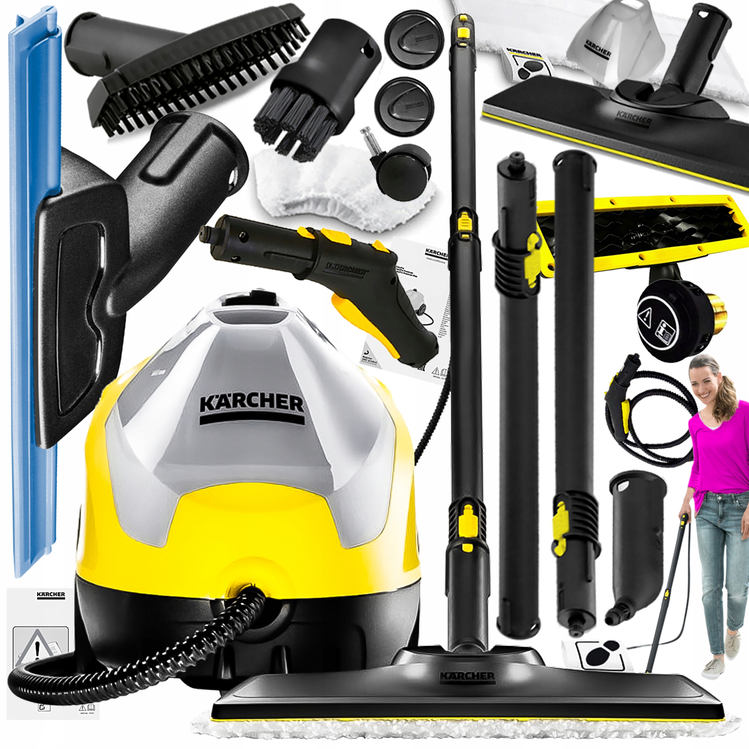 

Parownica Karcher SC4 Mop Parowy Dysza Do Okien XL