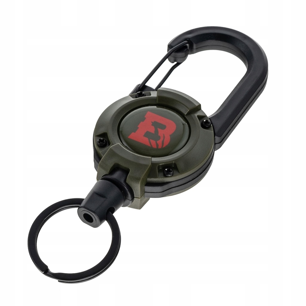 Retraktor lina linka zwijana Badger Outdoor karabińczyk brelok BO-RTR-5