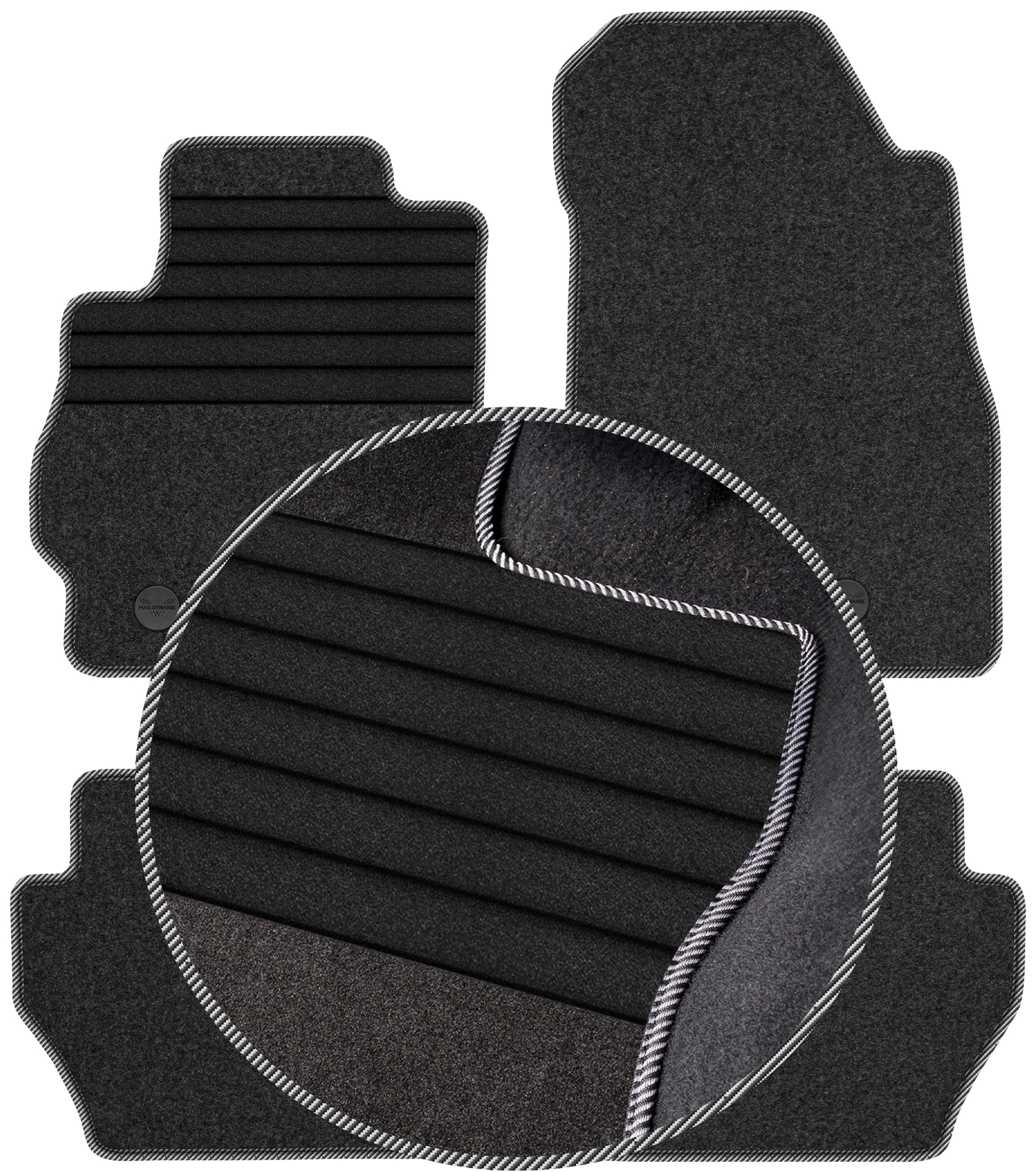 Mazda 2 II 2007-2014 Velurové stěrače do auta