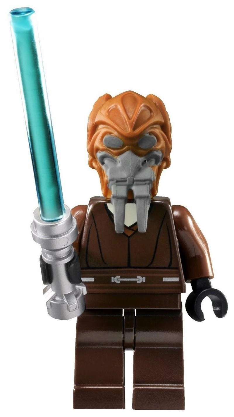 Nová Lego Figurka Star Wars Plo Koon sw0198 světelný meč Nová