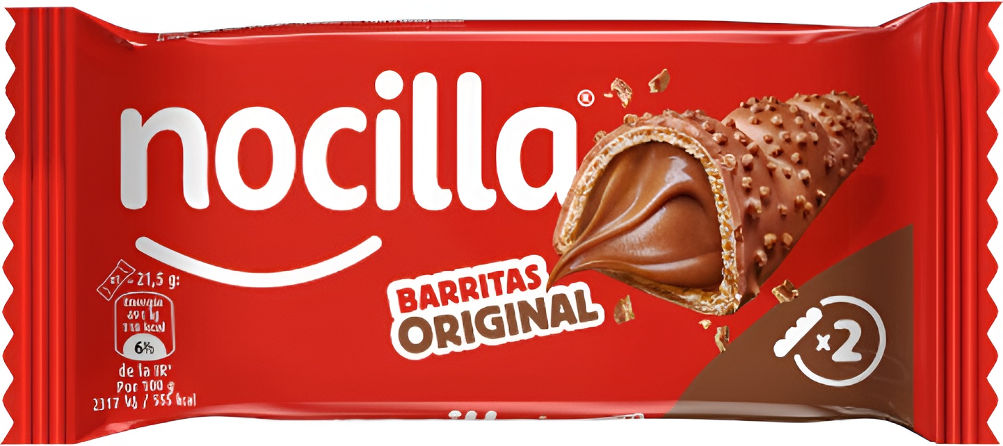 Levně Wafel v polevě s náplní s kakaovou příchutí Nocilla 43g 18 kusů