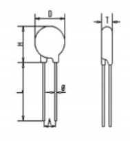 V14N101 Warystor fi14, 100V,max. 85VDC Stan opakowania brak opakowania