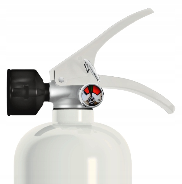 GAŚNICA 2 LITRY ABF DOMOWA KUCHENNA BIAŁA MANOMETR METALOWY UCHWYT PŁYNOWA Producent Ogniochron