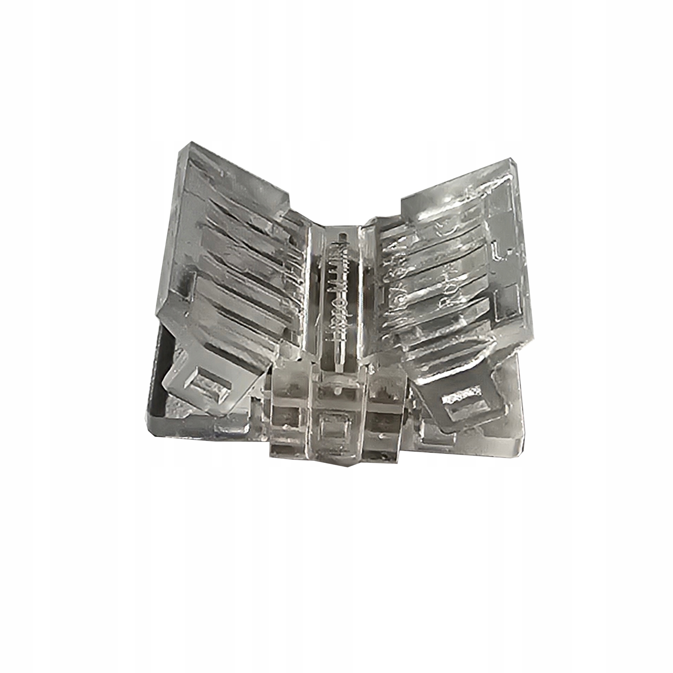 ZŁĄCZKA PROSTA DO TAŚM LED RGB COB 10mm NEON DWUSTRONNY CLIPS NA ZATRZASK Waga produktu z opakowaniem jednostkowym 0.001 kg