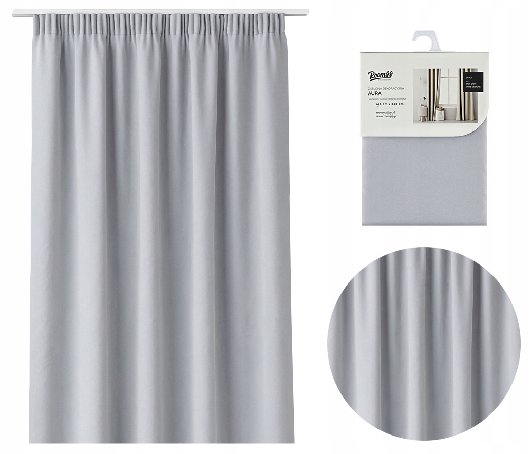 

Designerska Gotowa Zasłona Aura 140x250