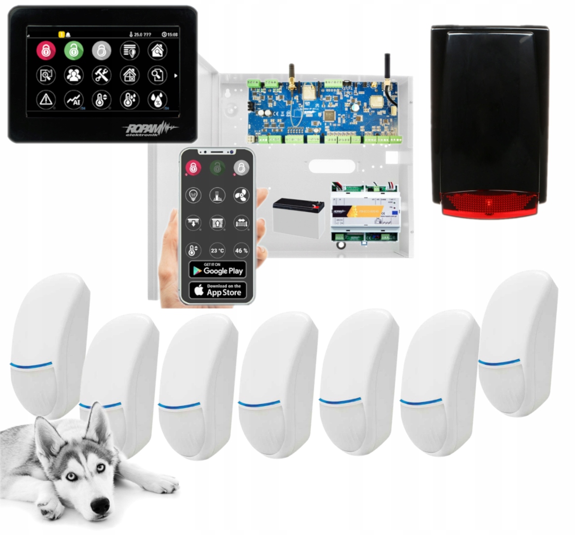 Ropam NeoLTE Set Alarm 7BINGO Plus Syrena Wifi App