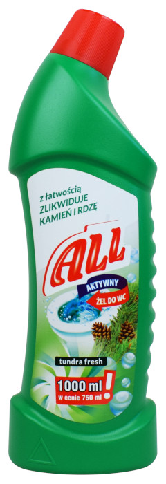 

Aktywny Żel do Wc All tundra fresh 1l Kaczka