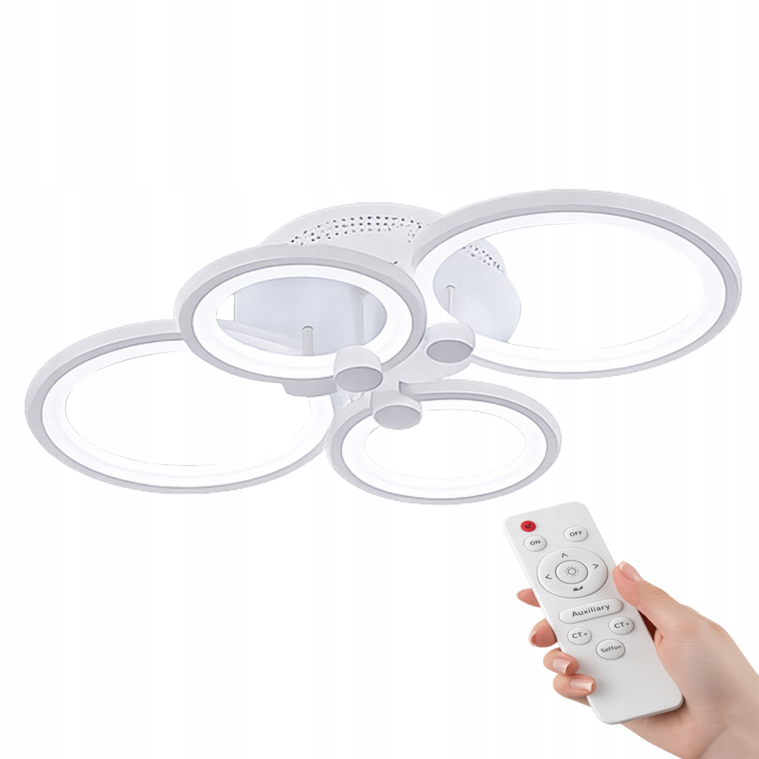 Stropní Svítidlo Bílá Ring Kulatá Moderní Lampa Do Chodby Do Obývacího Pokoje