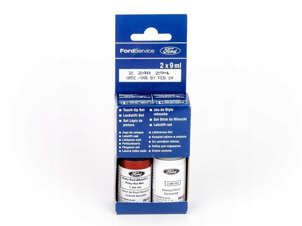 FARBA DO POPRAWEK FORD RUBY RED Rodzaj zaprawki