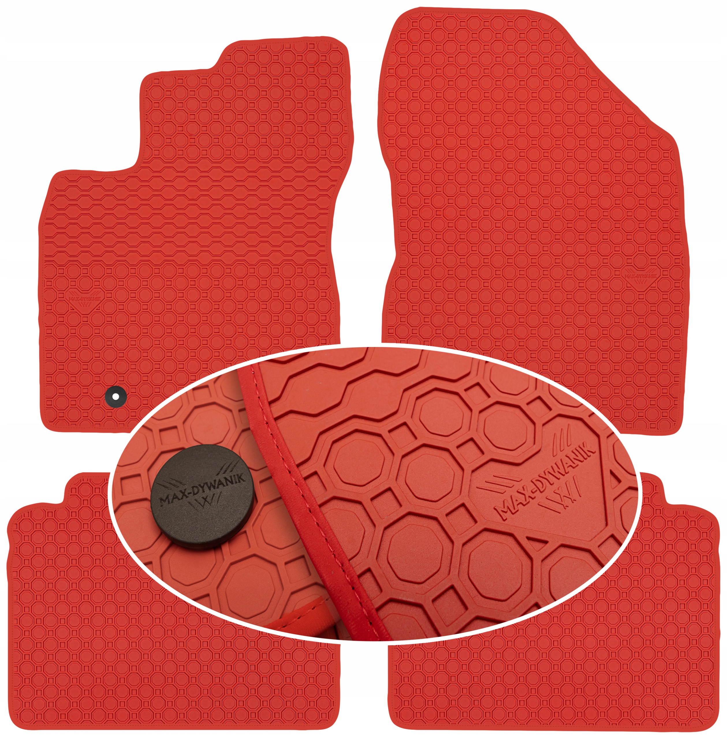 Toyota Avensis III 2009-2013 Koberečky Červené