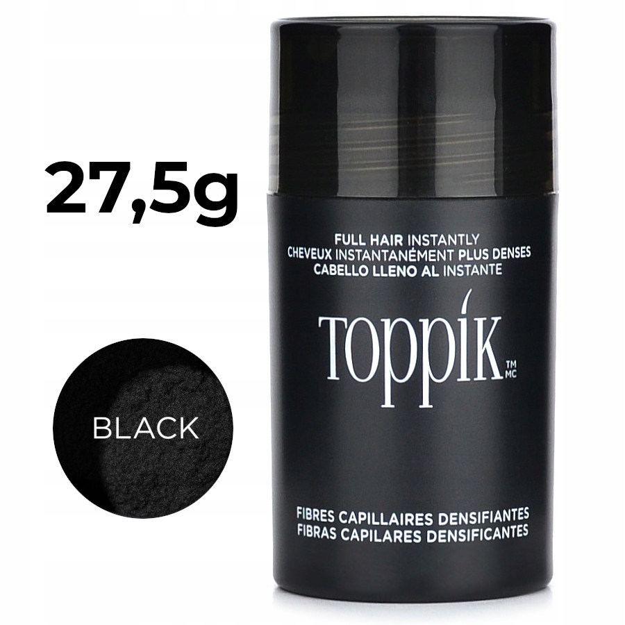 TOPPIK WŁÓKNA 27,5g Czarny BLACK