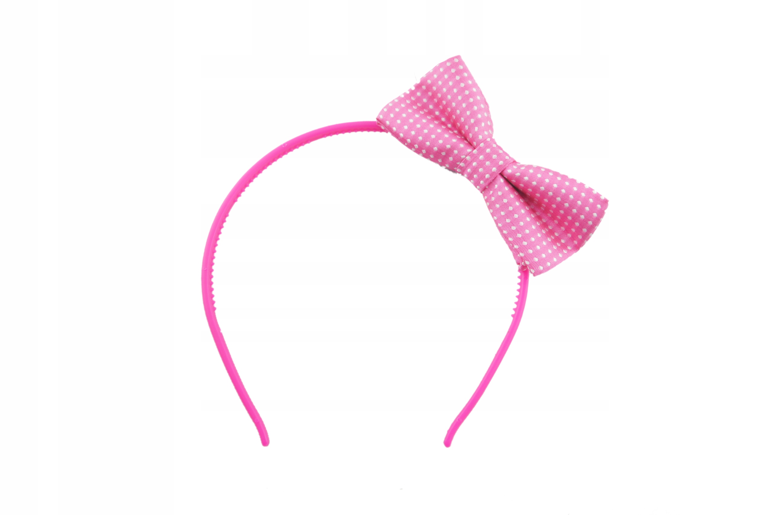 

Opaska Z Kokardką na głowę/ włosy w kropki/groszki