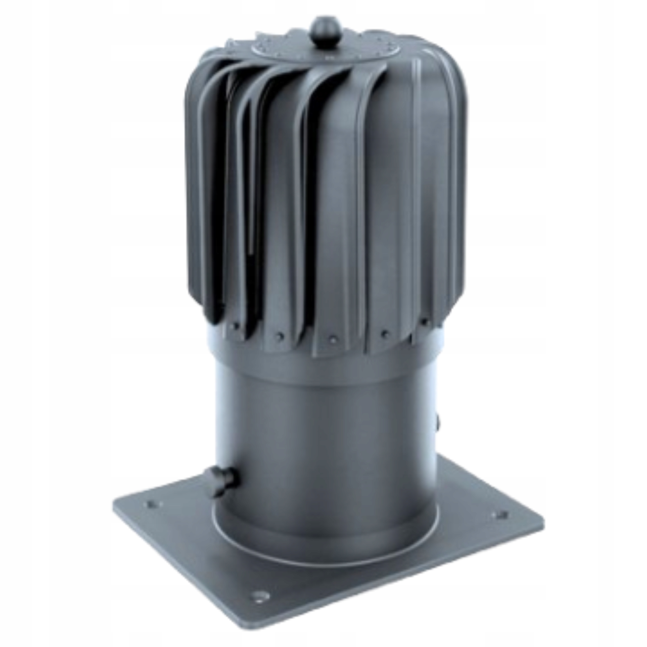 Podélná komínová vložka Otočná Pro Ventilaci s krizí fi150 Antracit 7016