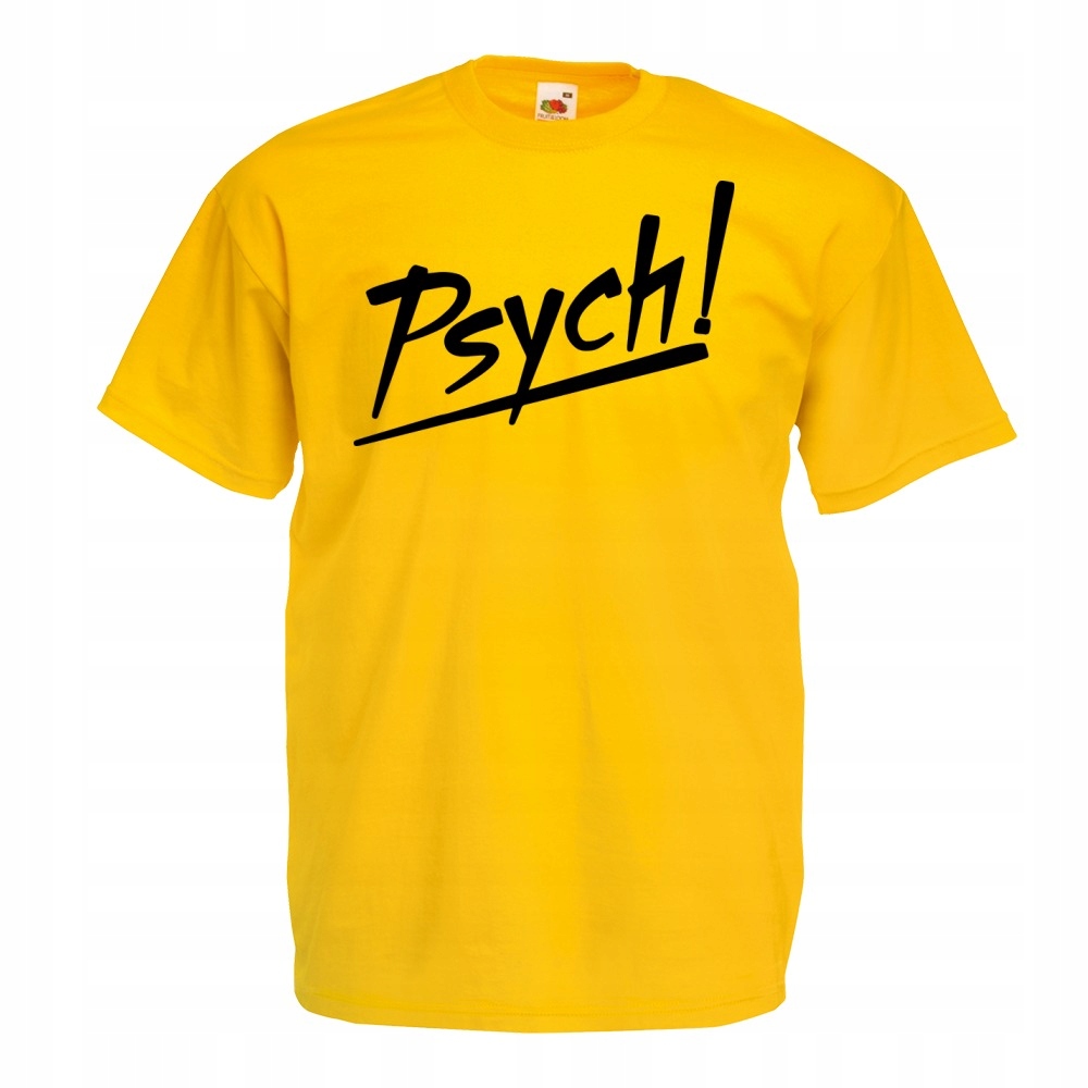 

Koszulka psych! psycho L żółta