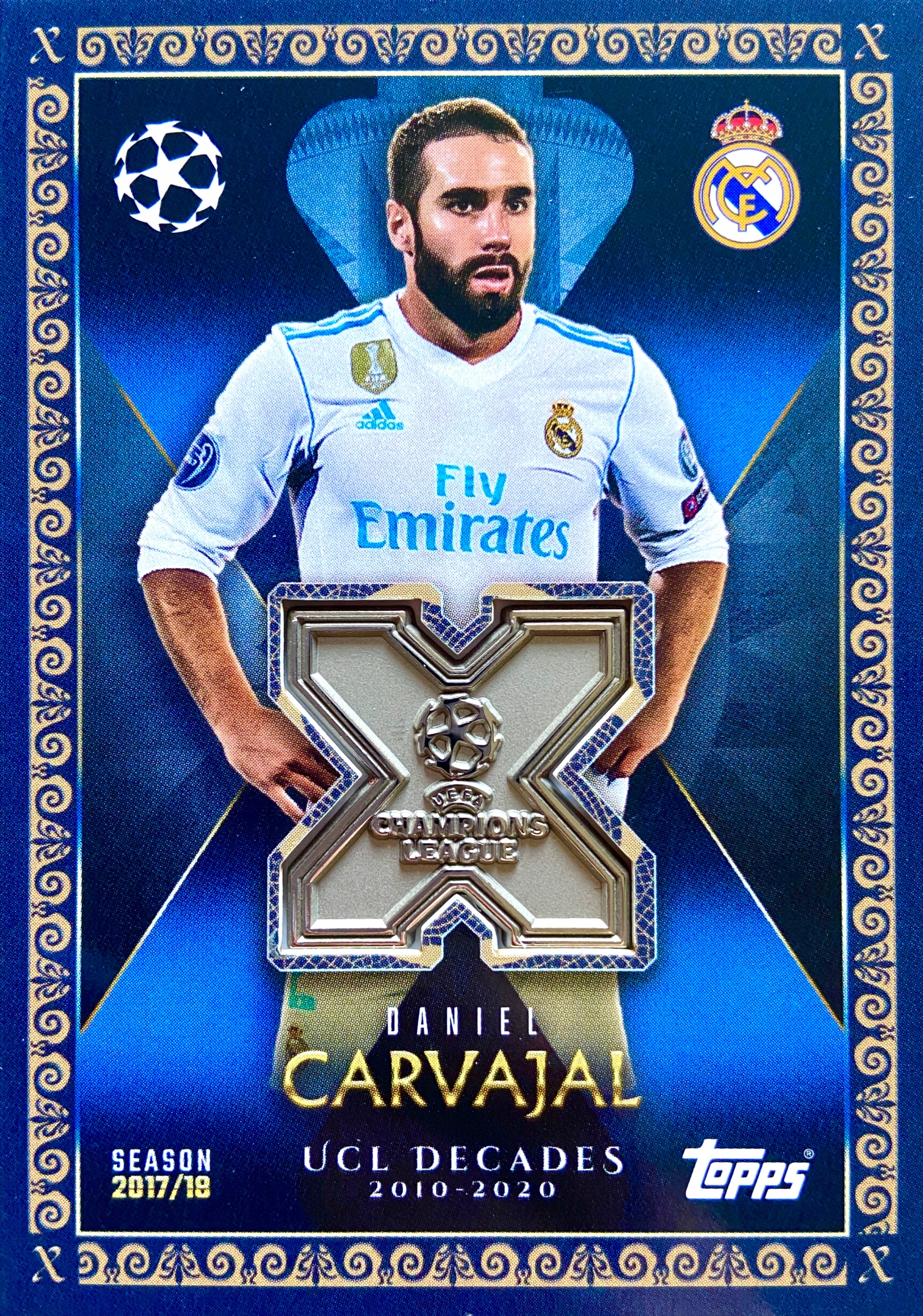 Match Attax Extra 2025/26 2026 Ucl Decades Relic Ucld-dc Carvajal Real