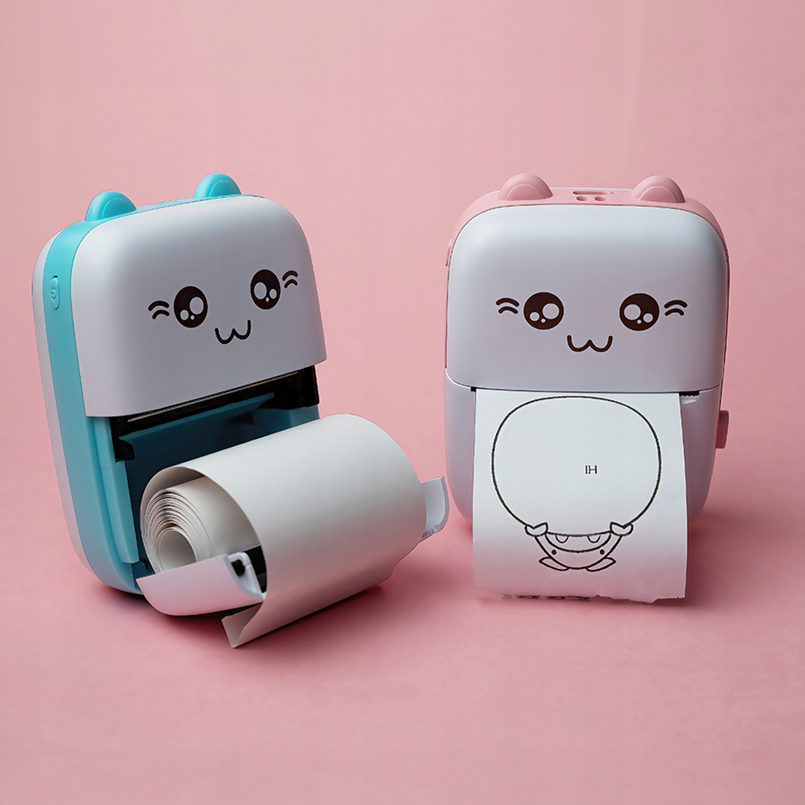 Mini DRUKARKA TERMICZNA PRZENOŚNA do Etykiet Zdjęć Notatek Naklejek 6 ROLEK EAN (GTIN) 5902488068761