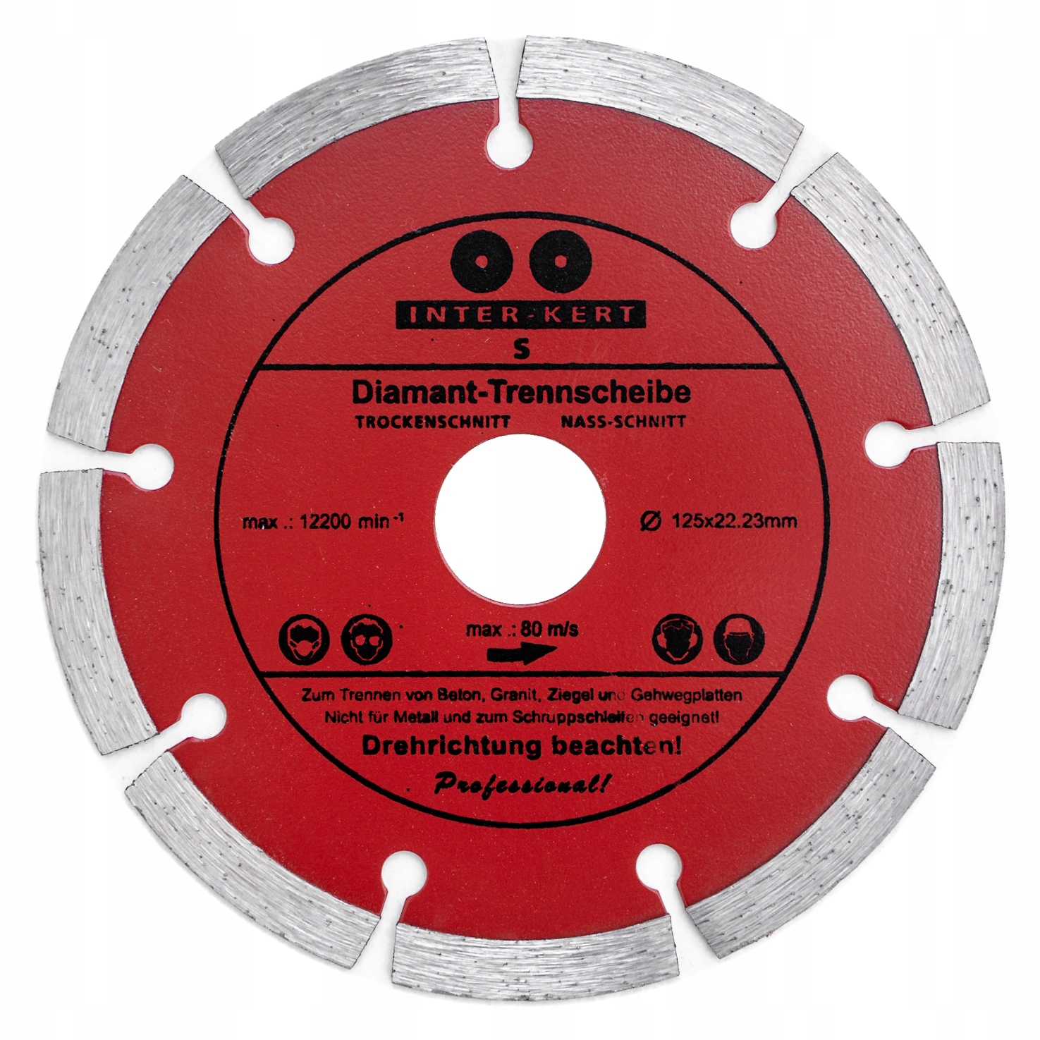 

Tarcza Diamentowa Segment Betonu Kostki 125 mm