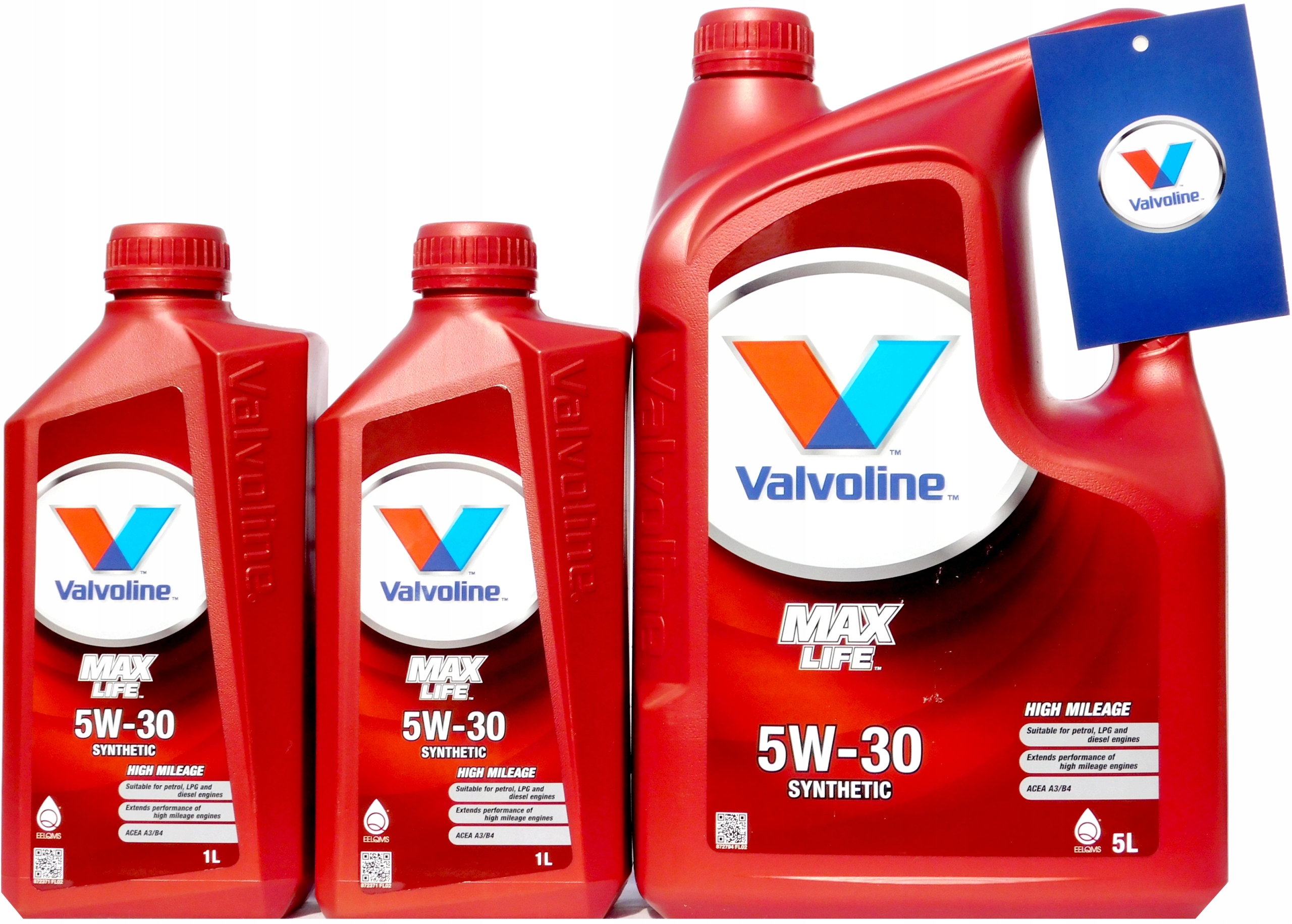 

Valvoline MaxLife 5W30 7L Max Life A3/B3 , A3/B4