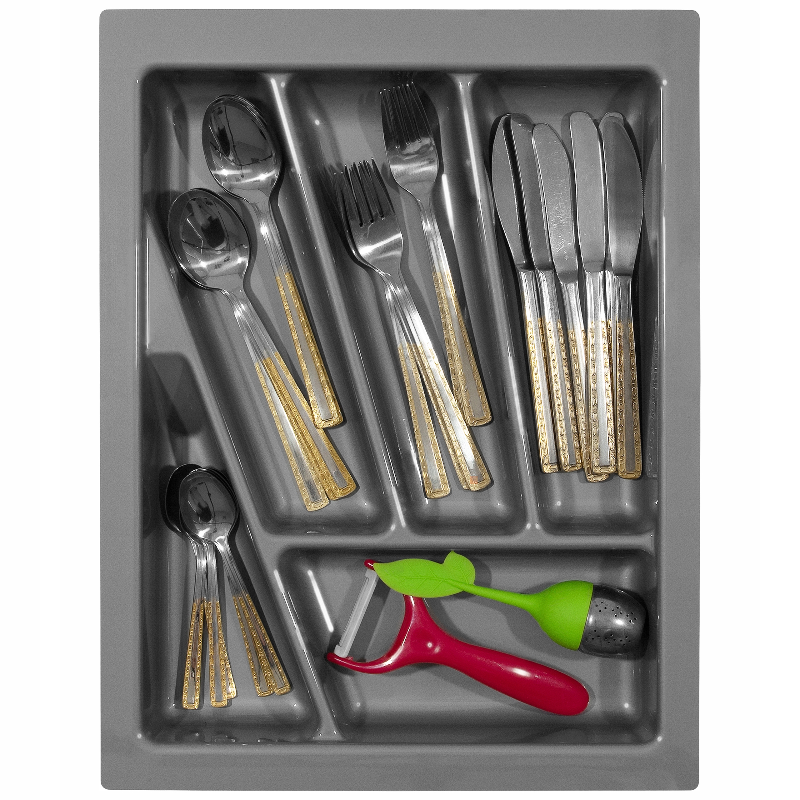 

Wkład na sztućce do szuflady 40/43 Verso Szary