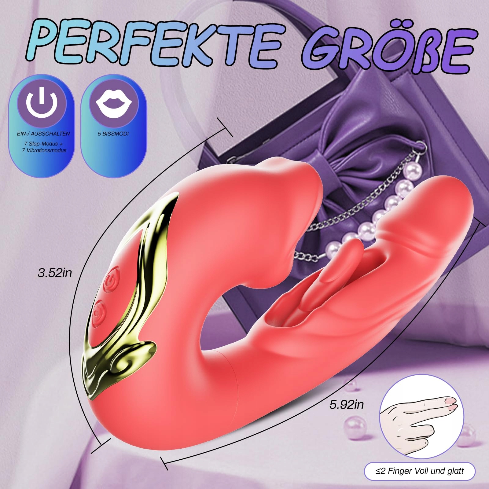 DILDO VIBRATOR Zestaw Wibratorów Dla Kobiet G Punkt Klitoris Stymulator — miniatura 6