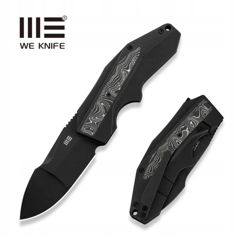 Nůž WeKnife Coral Black Titanium/Aluminium Foil Carbon Fiber, Blac