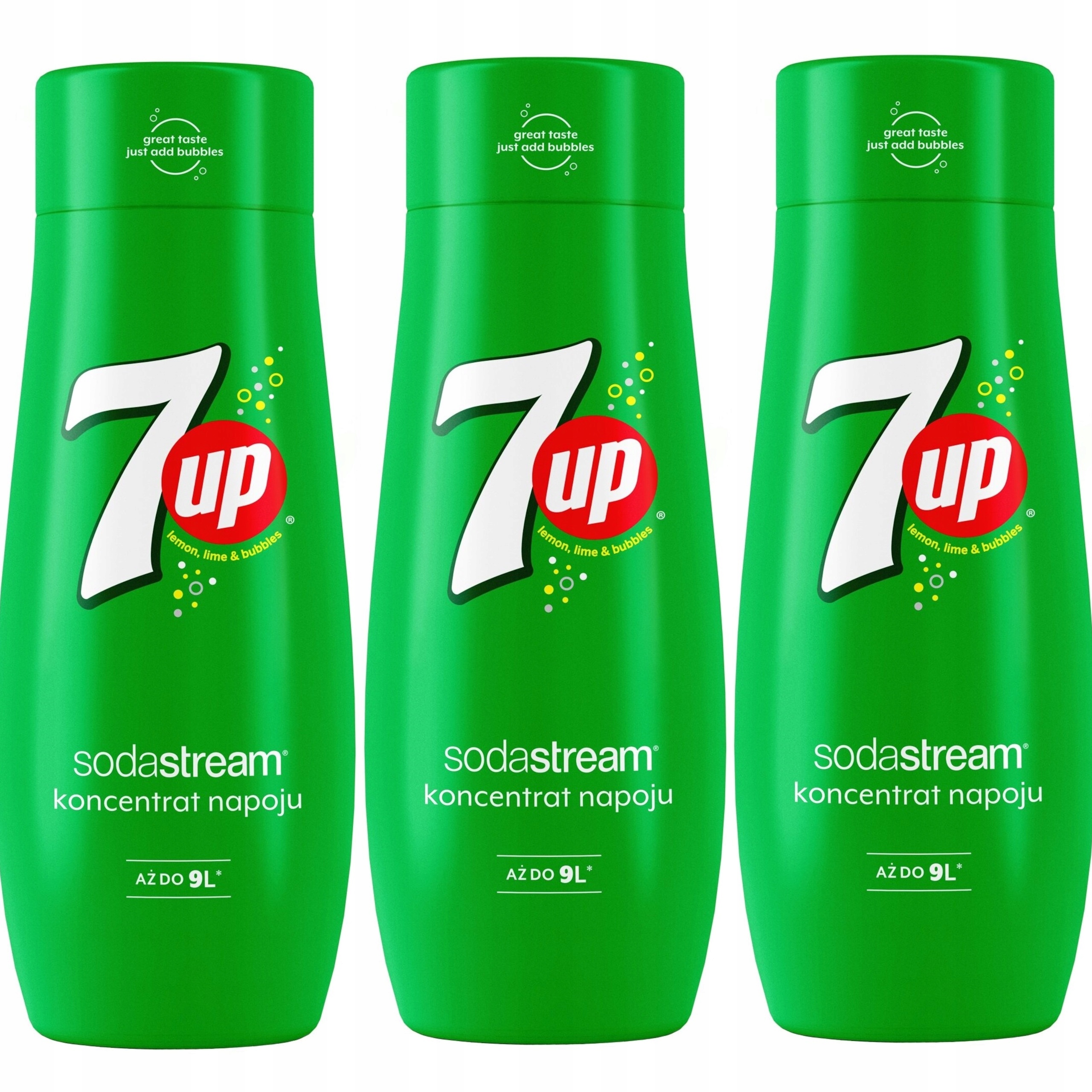 

Sodastream Zestaw koncentratów 3 x 7UP, 440ml