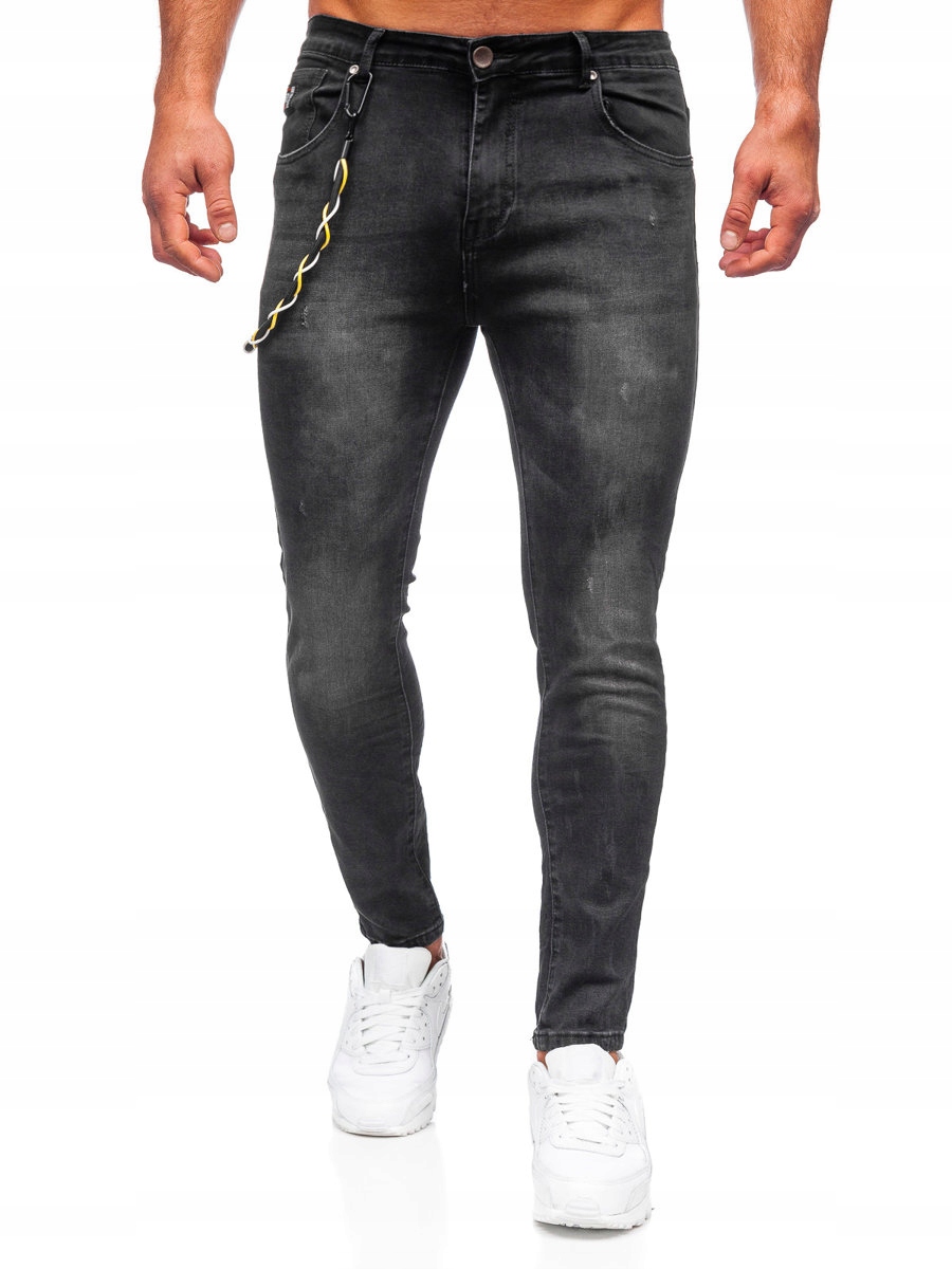 Pánské Džínové Kalhoty Regular Fit Černé TF098 DENLEY_29/S