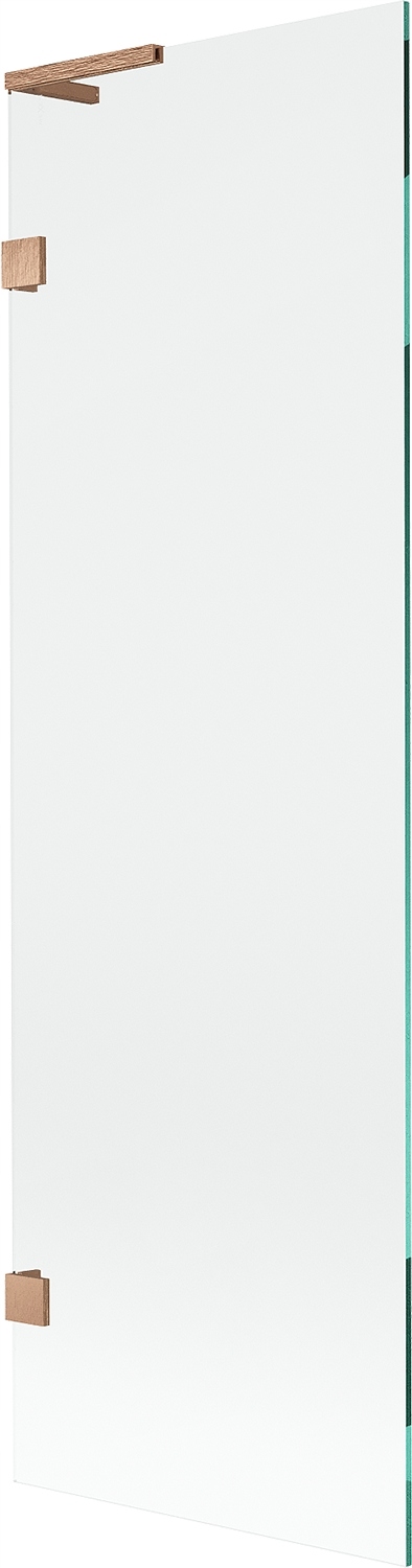 Mexen Lunar L vanová zástěna 1-křídlová 60 x 150 cm, transparentní, kartáčo