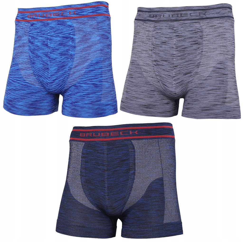 

3-PACK Bezszwowe Bokserki Fusion Brubeck | XXL