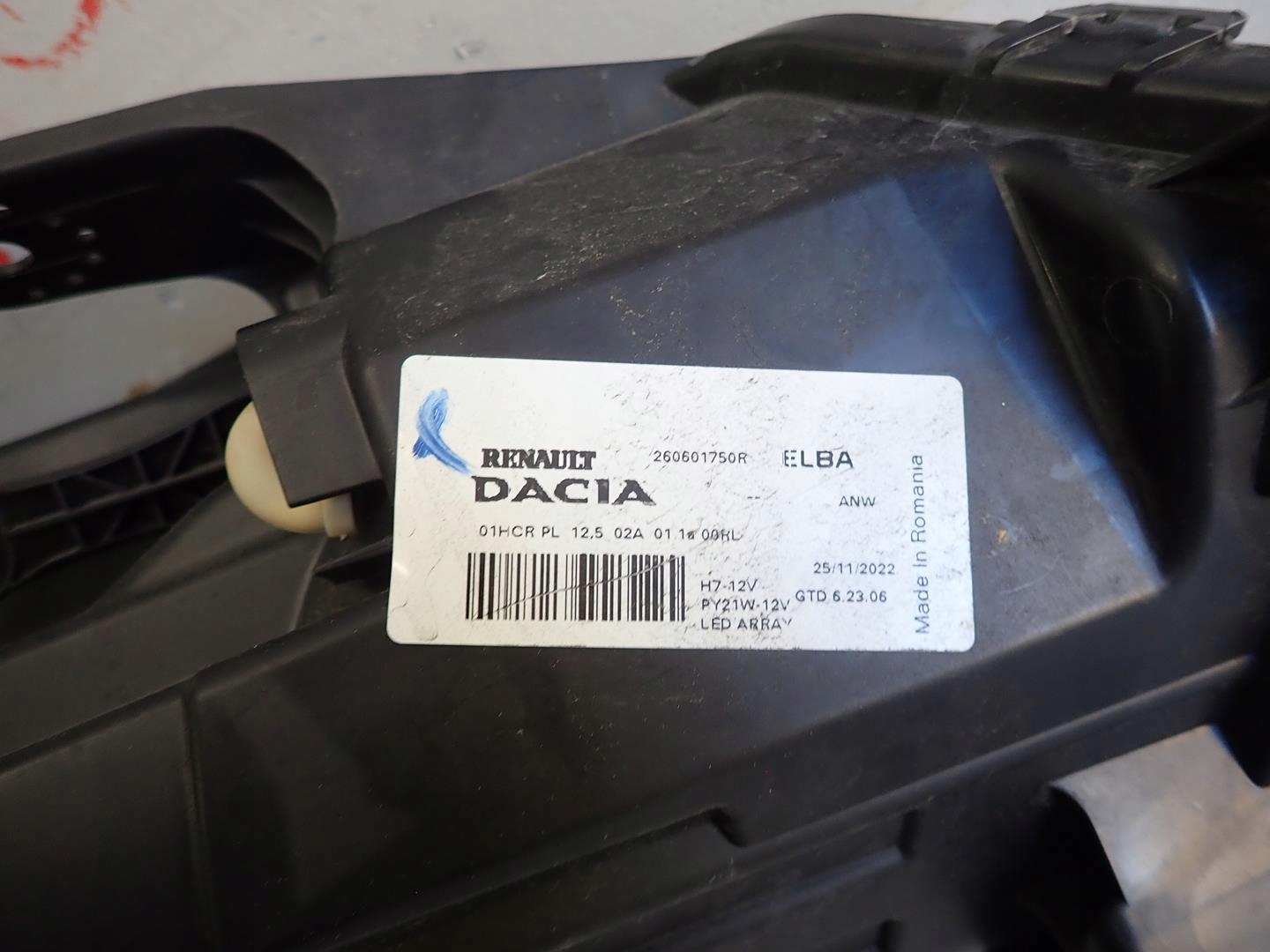 light front front left DACIA SANDERO III 2020- FULL LED 260601750