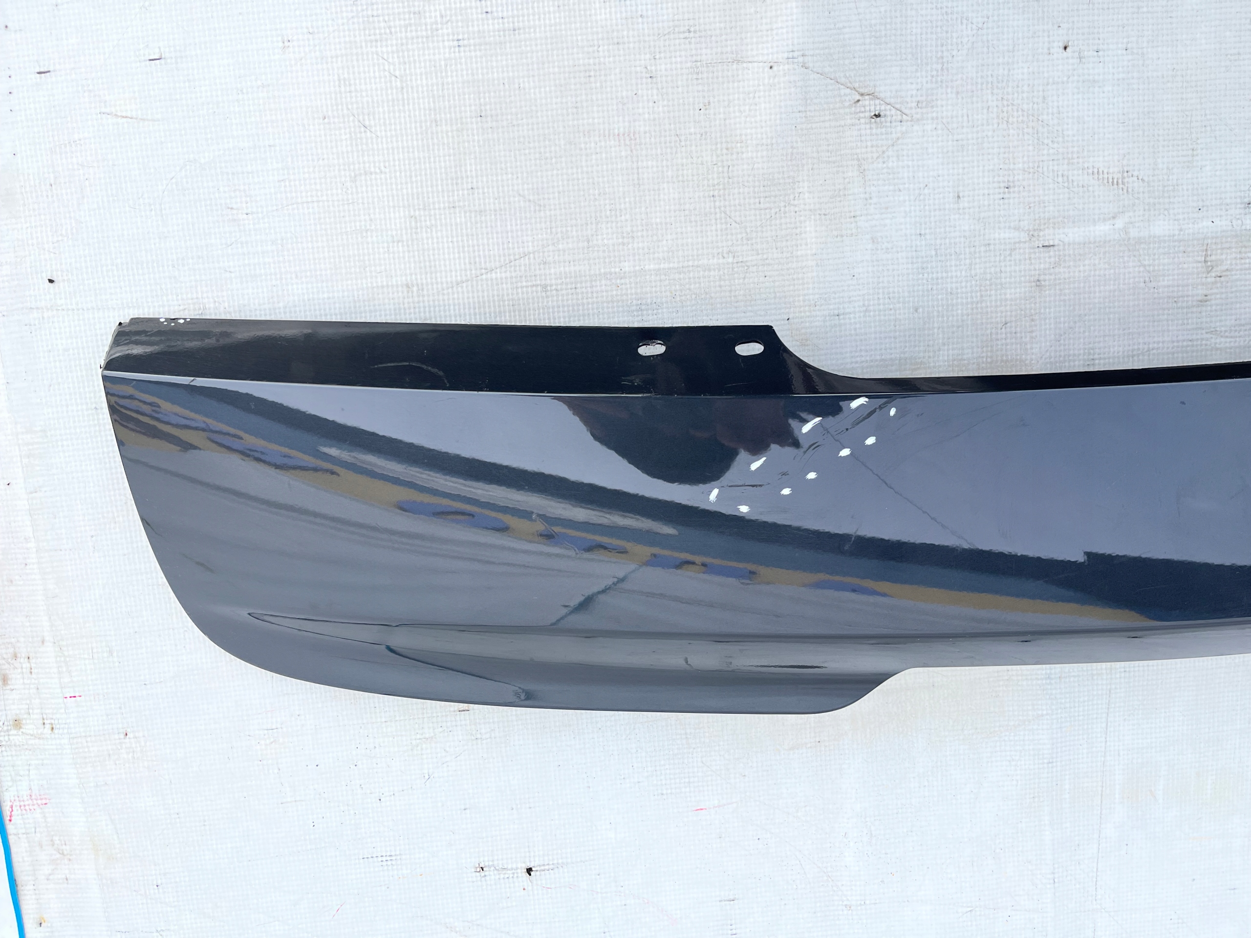 BMW F10/F11M-PAKIET diffusore Paraurti posteriore nero