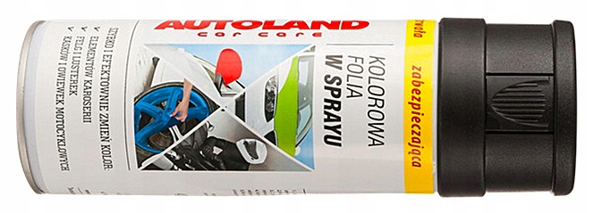 N4R48 SPRAYU CZARNY MAT CZARNA MATOWA 400ml FOLIA