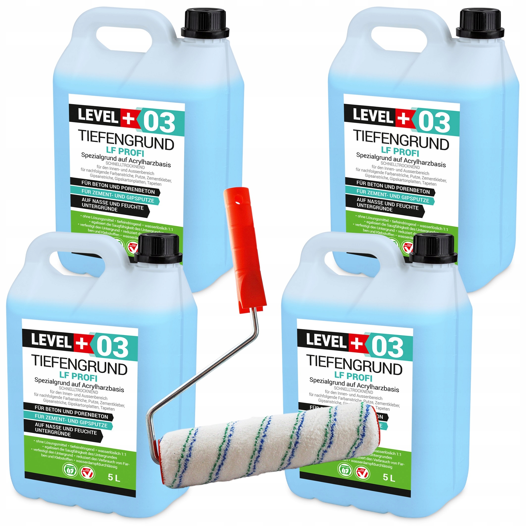 Grunt Głęboko Penetrujący 20l Duży Wałek Malarski