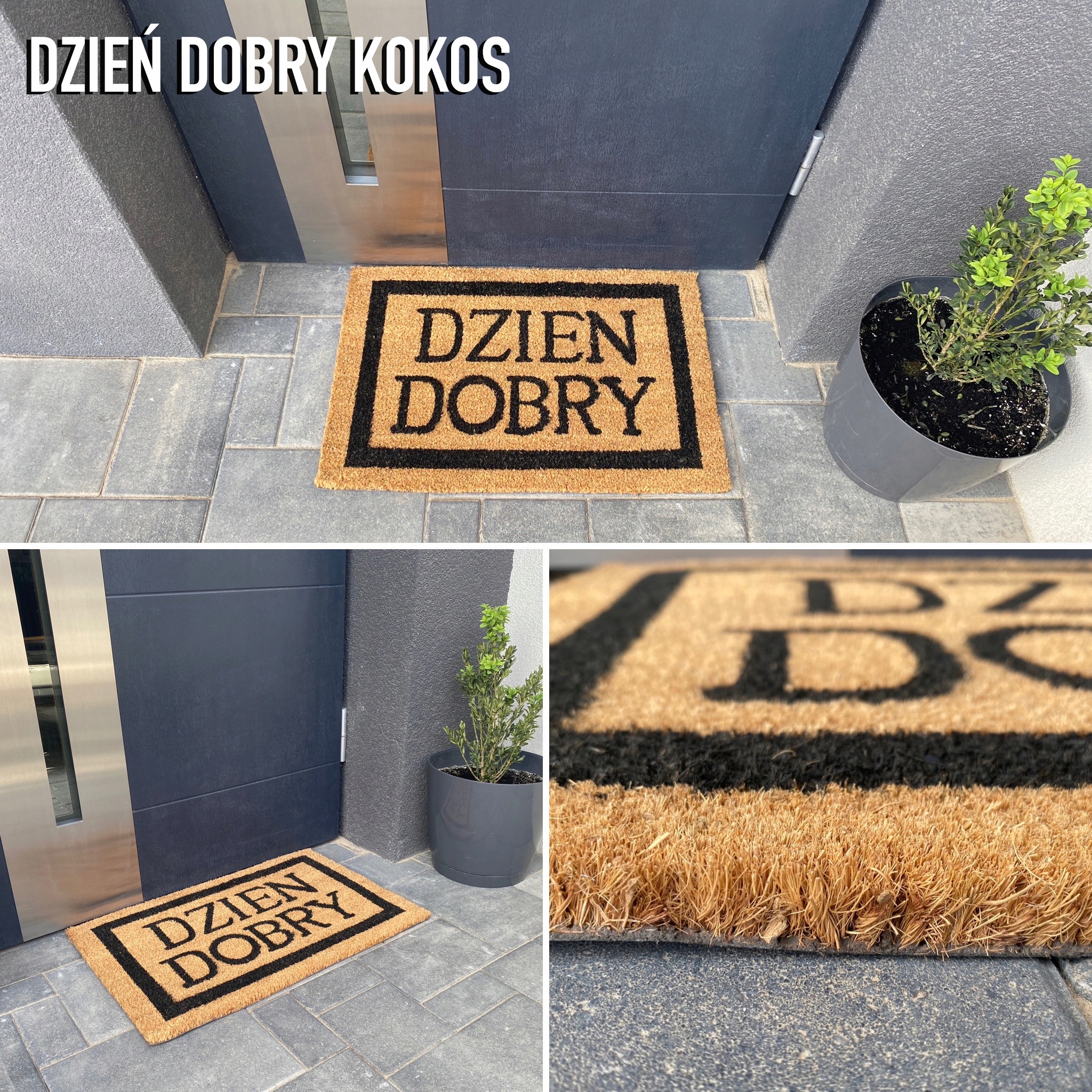 WYCIERACZKA ZEWNĘTRZNA GRUBA KOKOSOWA 40x60 MIX Kod producenta KON.WYCIER.040/060 TUCAN02