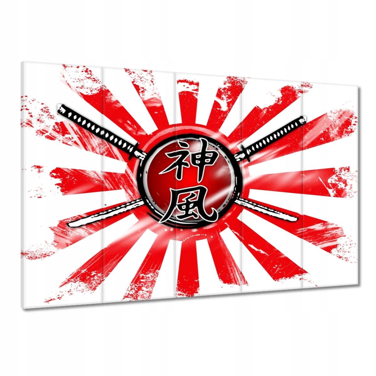 Obrazy 100x70 Kamikaze Japonsko Dvě šavle